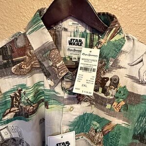 Reyn Spooner "Star Wars Rebels, Aliens & Droids" classic pullover shirt NWT